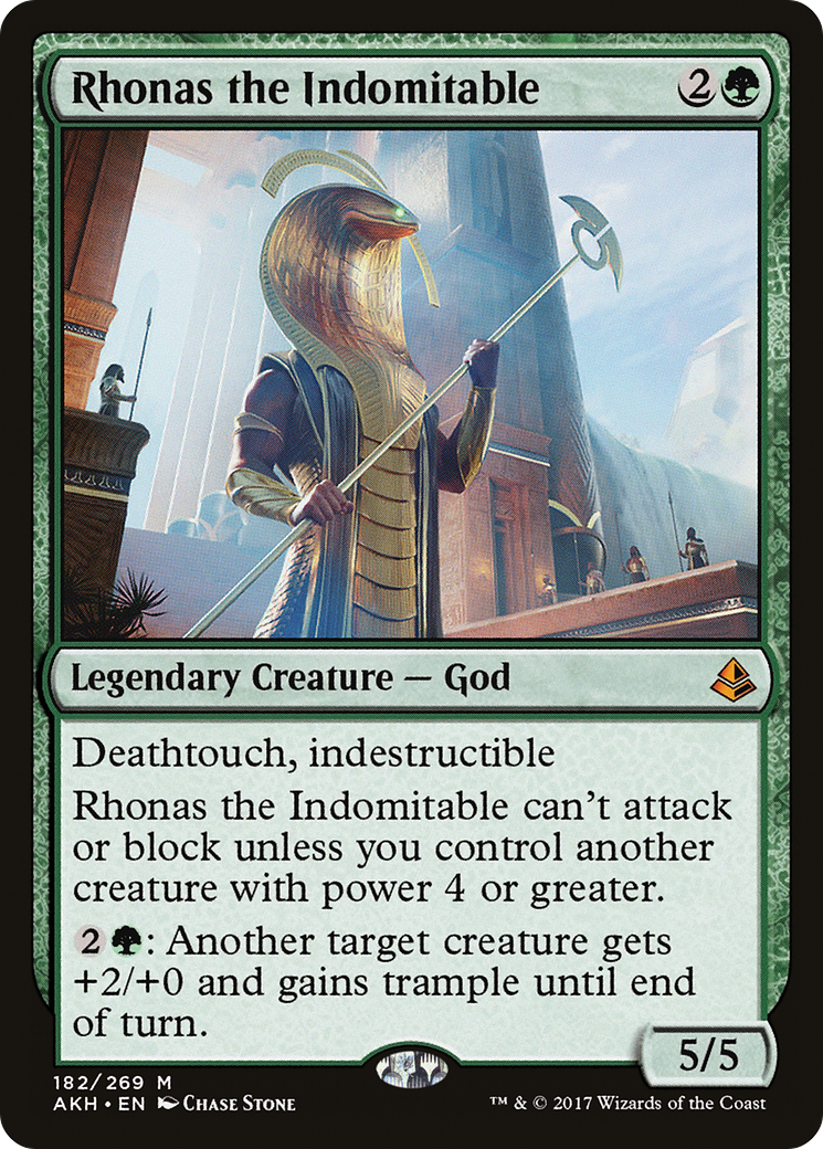 Rhonas the Indomitable (AKH-182) [Amonkhet] MTG Single Wizards of the Coast