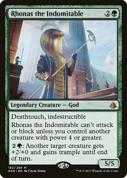 Rhonas the Indomitable (AKH-182) [Amonkhet] MTG Single Wizards of the Coast