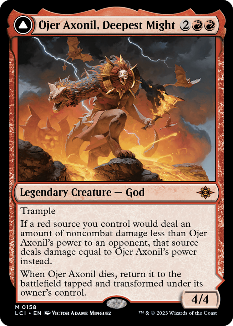 Ojer Axonil, Deepest Might (LCI-158) [The Lost Caverns of Ixalan] MTG Single Wizards of the Coast