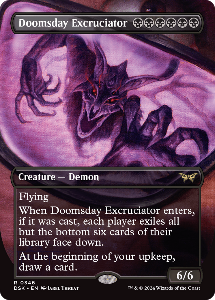 Doomsday Excruciator (DSK-346) [Duskmourn: House of Horror] (Borderless) MTG Single Wizards of the Coast