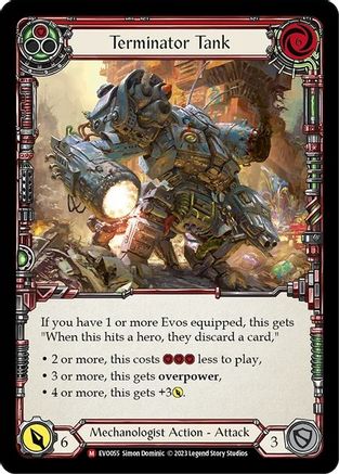 Terminator Tank [EVO055] (Bright Lights) Flesh And Blood Single Flesh And Blood   