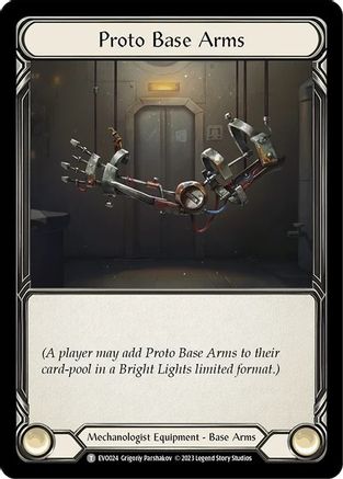 Proto Base Arms [EVO024] (Bright Lights) Flesh And Blood Single Flesh And Blood   