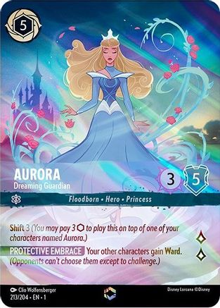 Aurora - Dreaming Guardian (Enchanted) (213/204) [The First Chapter] Holofoil Lorcana Single Disney