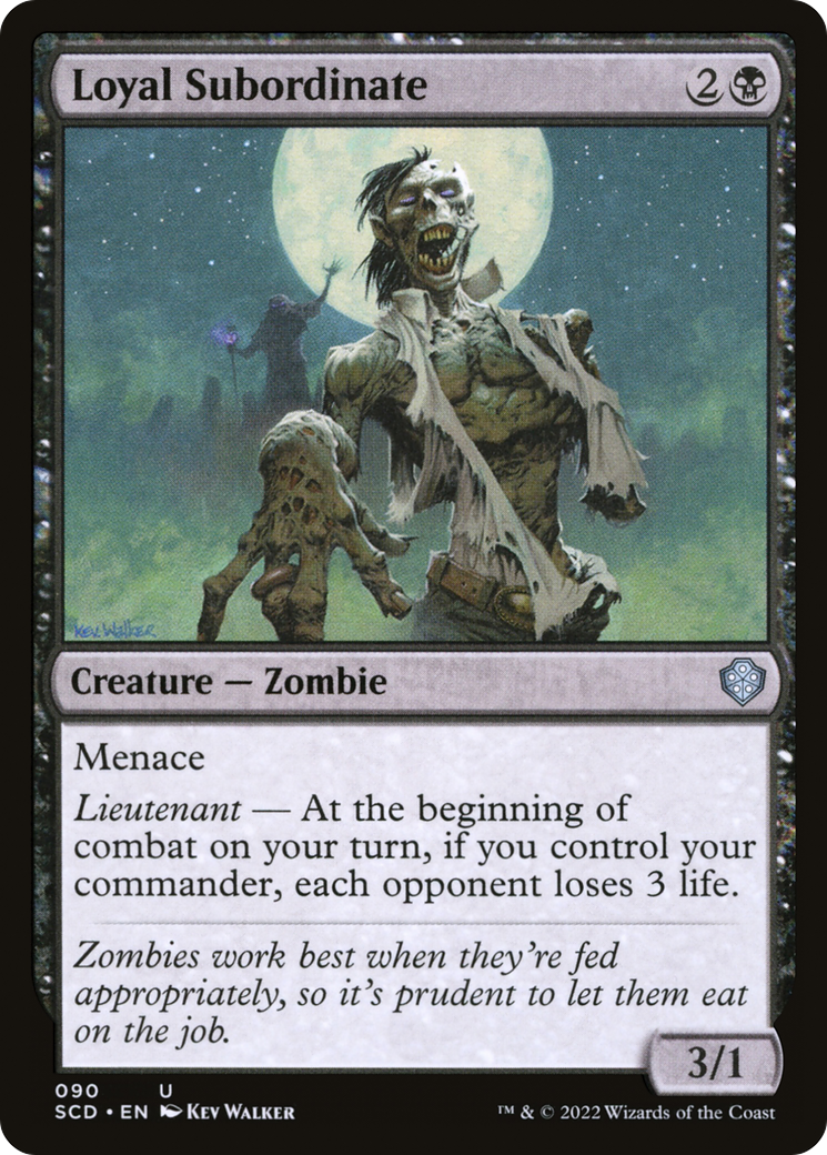 Loyal Subordinate (SCD-090) [Starter Commander Decks] MTG Single Wizards of the Coast