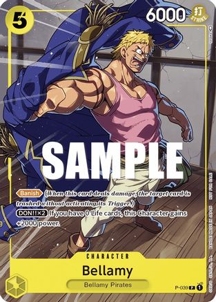 Bellamy (Pirates Party Vol. 4) (P-039) [One Piece Promotion Cards] One Piece Single Bandai