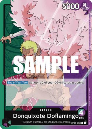 Donquixote Doflamingo (019) (OP04-019) [Kingdoms of Intrigue] One Piece Single Bandai