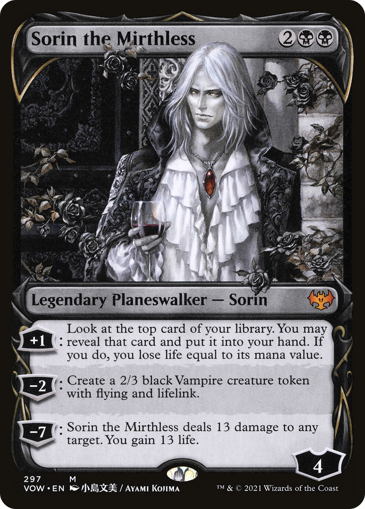 Sorin the Mirthless (VOW-297) [Innistrad: Crimson Vow] (Showcase) MTG Single Wizards of the Coast