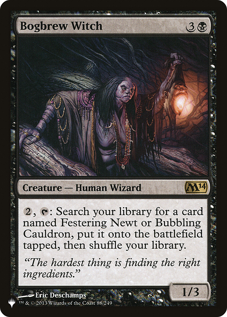 Bogbrew Witch (LIST-M14-88) [Mystery Booster] The List MTG Single Wizards of the Coast