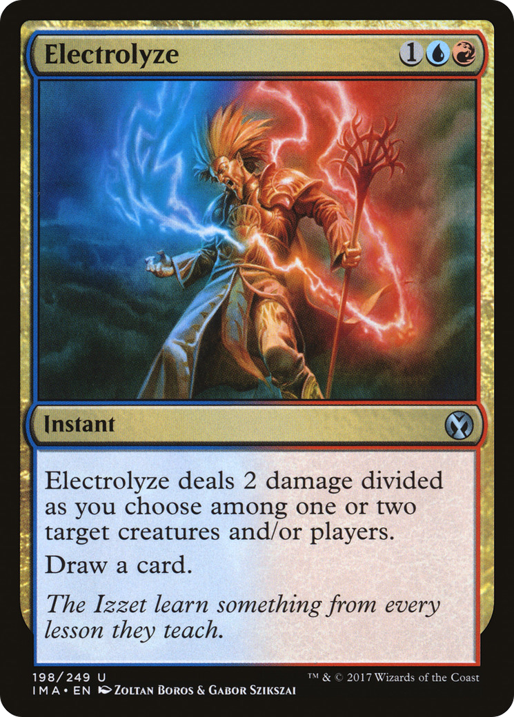 Electrolyze (IMA-198) [Iconic Masters] MTG Single Wizards of the Coast