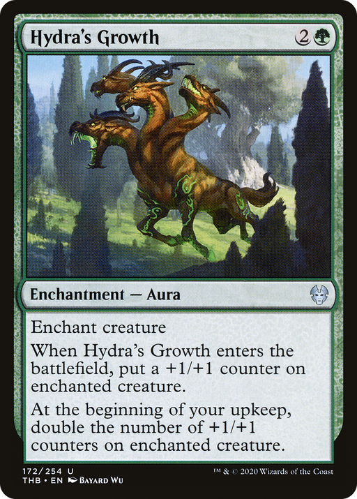 Hydra's Growth (THB-172) [Theros Beyond Death] MTG Single Wizards of the Coast