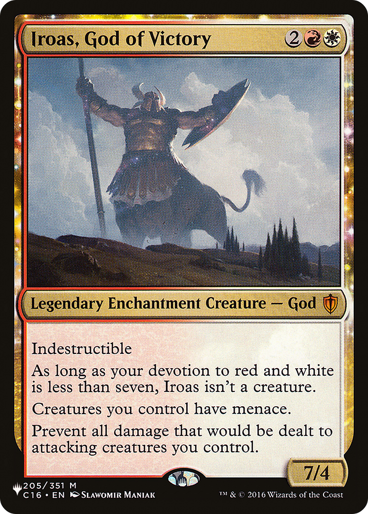 Iroas, God of Victory (LIST-205/351) [Mystery Booster] The List MTG Single Wizards of the Coast