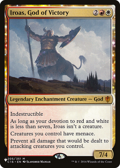 Iroas, God of Victory (LIST-205/351) [Mystery Booster] The List MTG Single Wizards of the Coast