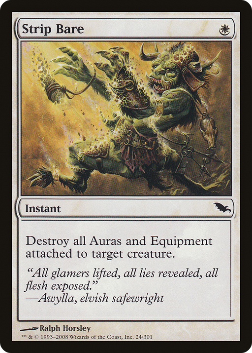Strip Bare (SHM-024) [Shadowmoor] MTG Single Wizards of the Coast