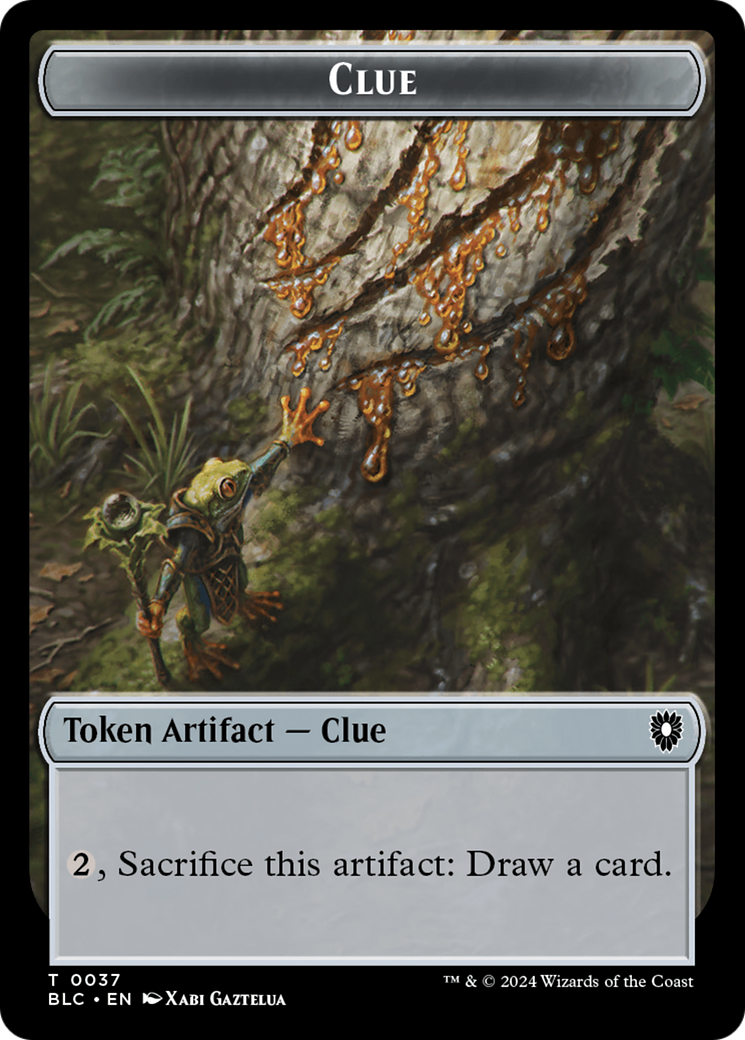 Clue (TBLC-037) [Tokens] Bloomburrow Commander Tokens MTG Single Wizards of the Coast