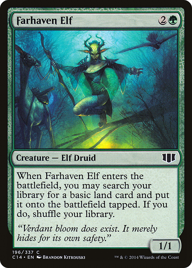 Farhaven Elf (C14-196) [Commander 2014] MTG Single Wizards of the Coast