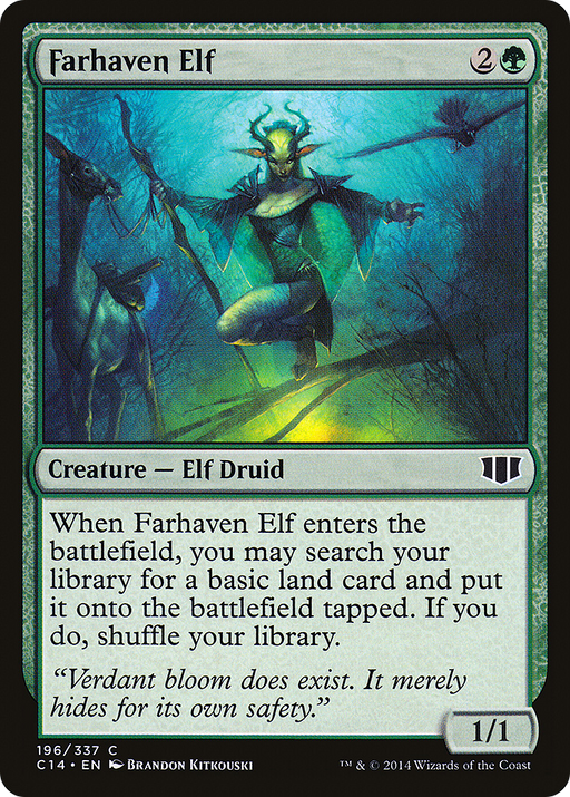Farhaven Elf (C14-196) [Commander 2014] MTG Single Wizards of the Coast
