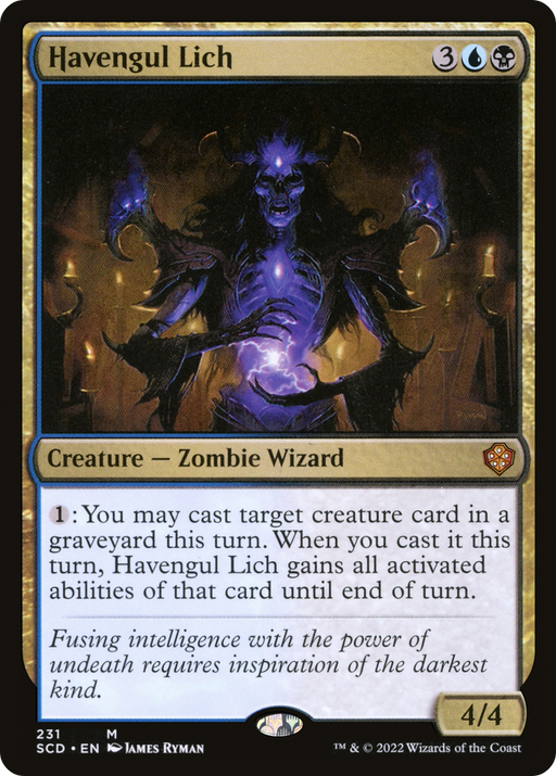 Havengul Lich (SCD-231) [Starter Commander Decks] MTG Single Wizards of the Coast