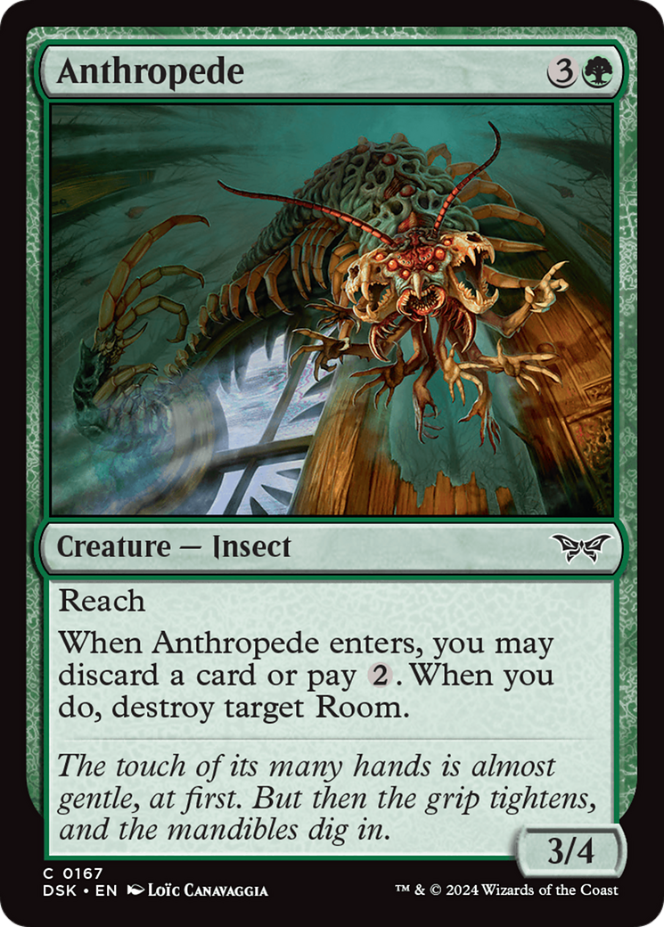 Anthropede (DSK-167) [Duskmourn: House of Horror] MTG Single Wizards of the Coast