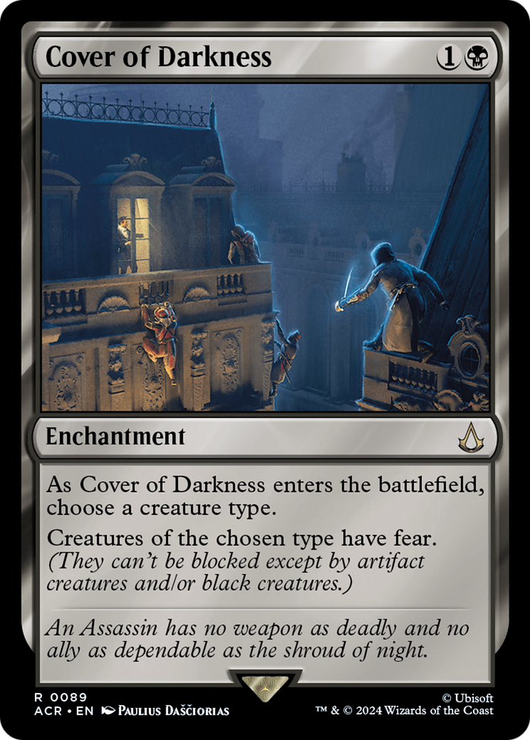 Cover of Darkness (ACR-089) [Assassin's Creed] MTG Single Wizards of the Coast