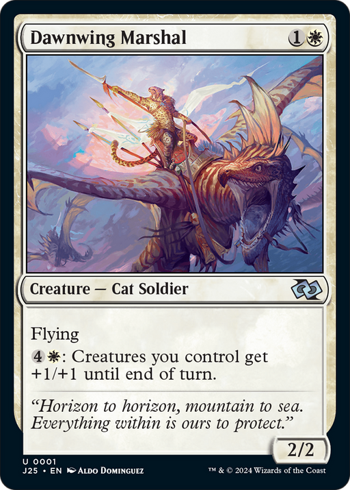 Dawnwing Marshal (J25-001) [Foundations Jumpstart] MTG Single Wizards of the Coast