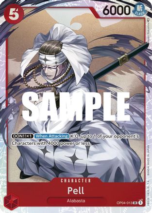 Pell (OP04-013) [Kingdoms of Intrigue] Foil One Piece Single Bandai