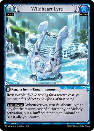 Wildheart Lyre (018) [Fractured Crown] Grand Archive Single Weebs of the Shore