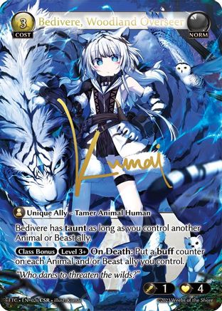 Bedivere, Woodland Overseer (CSR) (026) [Fractured Crown] Foil Grand Archive Single Weebs of the Shore
