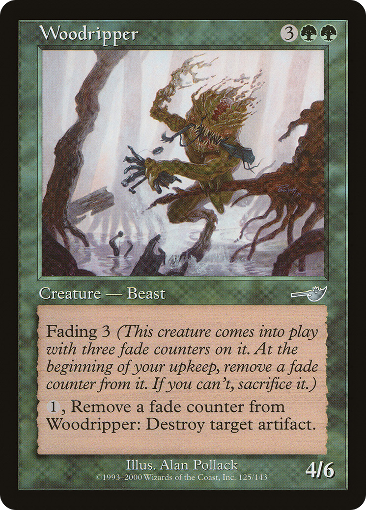Woodripper (NMS-125) [Nemesis] MTG Single Wizards of the Coast