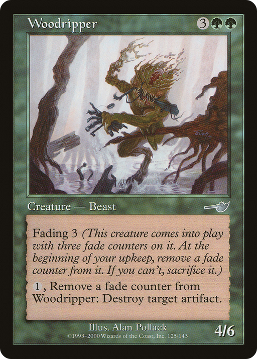 Woodripper (NMS-125) [Nemesis] MTG Single Wizards of the Coast