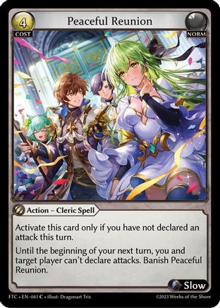 Peaceful Reunion (041) [Fractured Crown] Grand Archive Single Weebs of the Shore