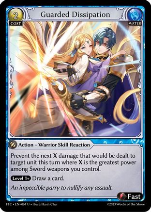 Guarded Dissipation (064) [Fractured Crown] Foil Grand Archive Single Weebs of the Shore