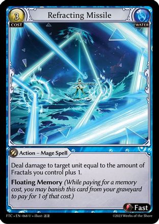 Refracting Missile (068) [Fractured Crown] Grand Archive Single Weebs of the Shore