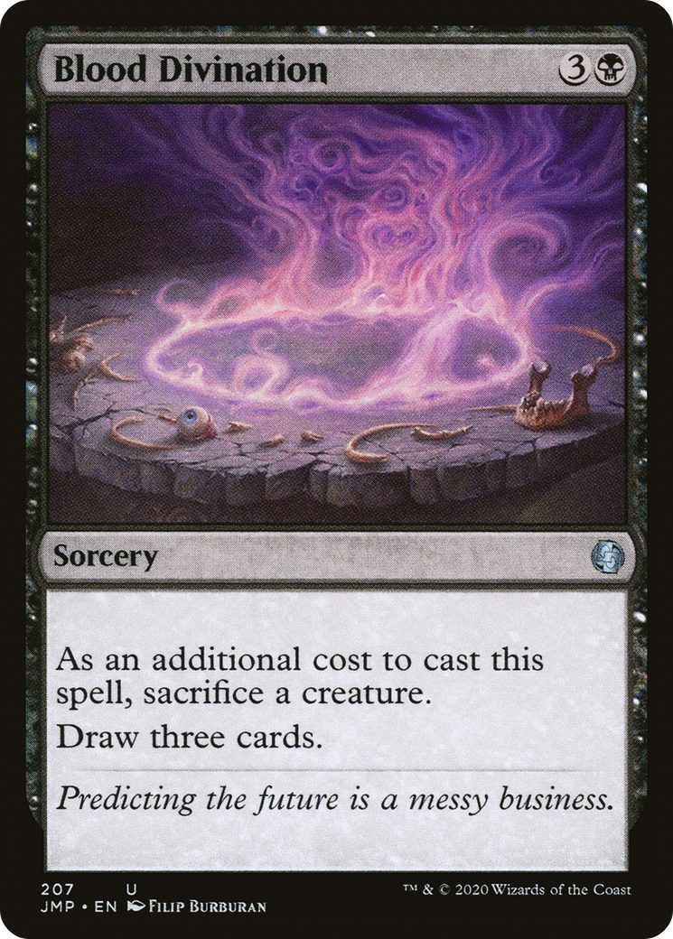 Blood Divination (JMP-207) [Jumpstart] MTG Single Wizards of the Coast
