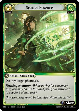 Scatter Essence (081) [Fractured Crown] Grand Archive Single Weebs of the Shore
