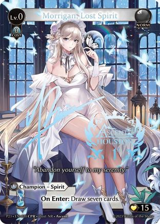 Morrigan, Lost Spirit (CPR) (010) [Promotional Cards] Grand Archive Single Weebs of the Shore
