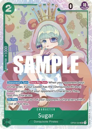 Sugar (OP04-024) [Kingdoms of Intrigue] Foil One Piece Single Bandai
