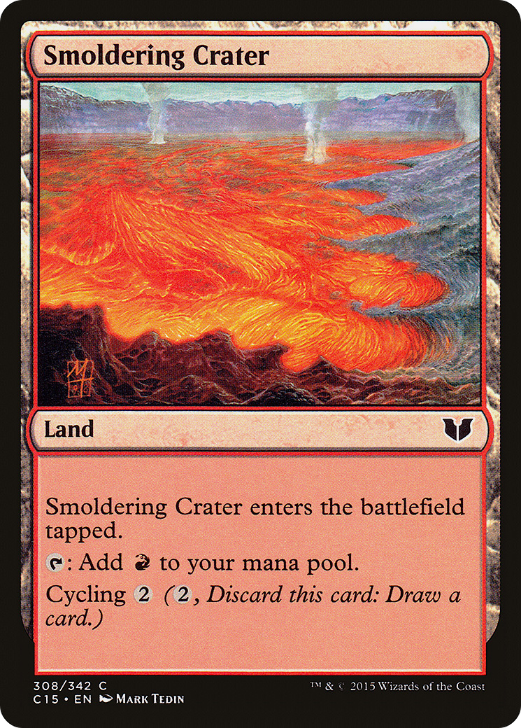 Smoldering Crater (C15-308) [Commander 2015] MTG Single Wizards of the Coast