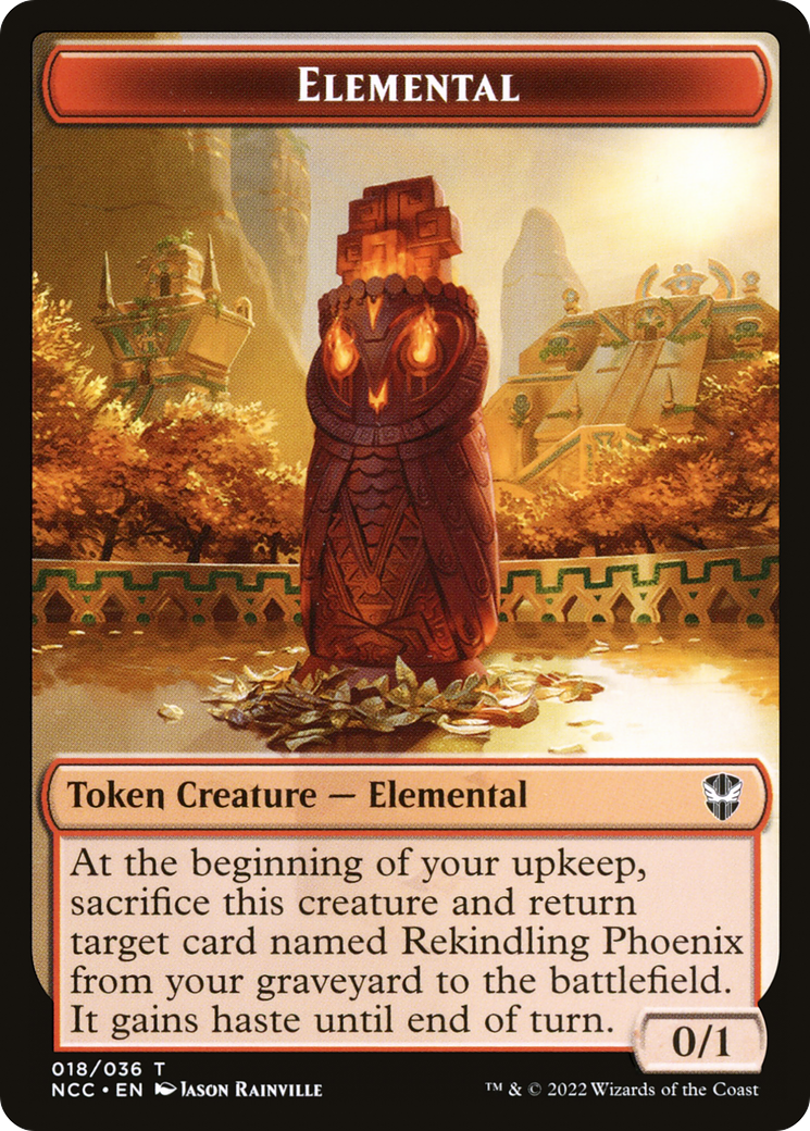 Elemental (TNCC-018) [Tokens] New Capenna Commander Tokens Foil MTG Single Wizards of the Coast