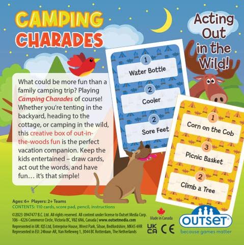 Camping Charades Board Games Outset