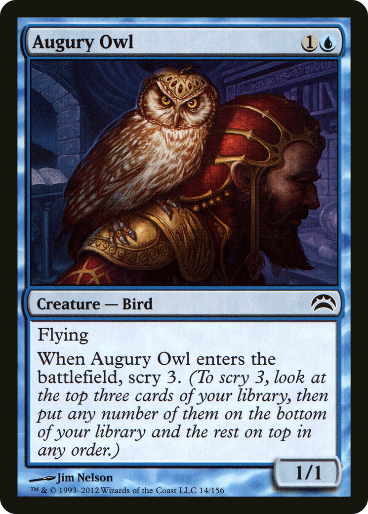 Augury Owl (PC2-014) [Misc] Planechase 2012 Foil MTG Single Wizards of the Coast
