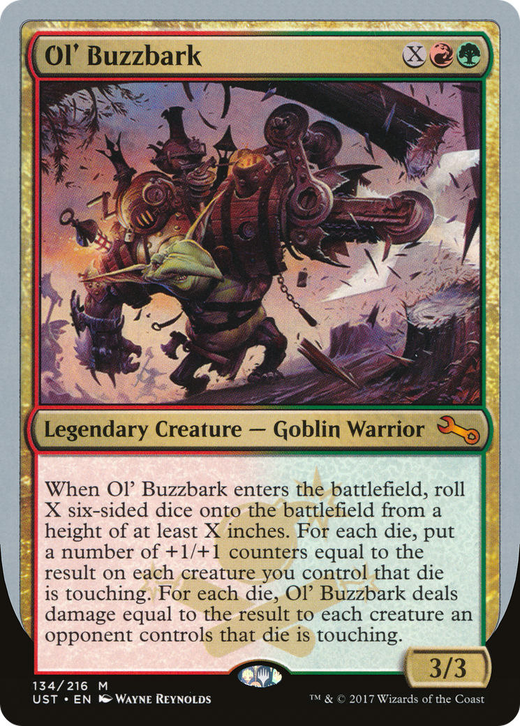 Ol' Buzzbark (UST-134) [Unstable] MTG Single Wizards of the Coast