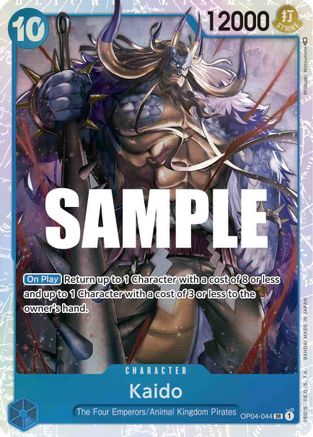 Kaido (OP04-044) [Kingdoms of Intrigue] Foil One Piece Single Bandai
