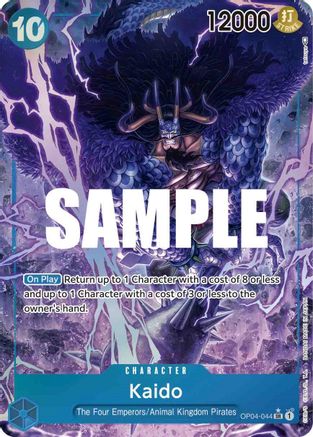 Kaido (Alternate Art) (OP04-044) [Kingdoms of Intrigue] Foil One Piece Single Bandai