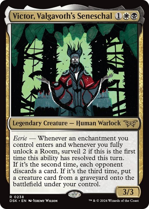 Victor, Valgavoth's Seneschal (DSK-238) [Duskmourn: House of Horror] MTG Single Wizards of the Coast
