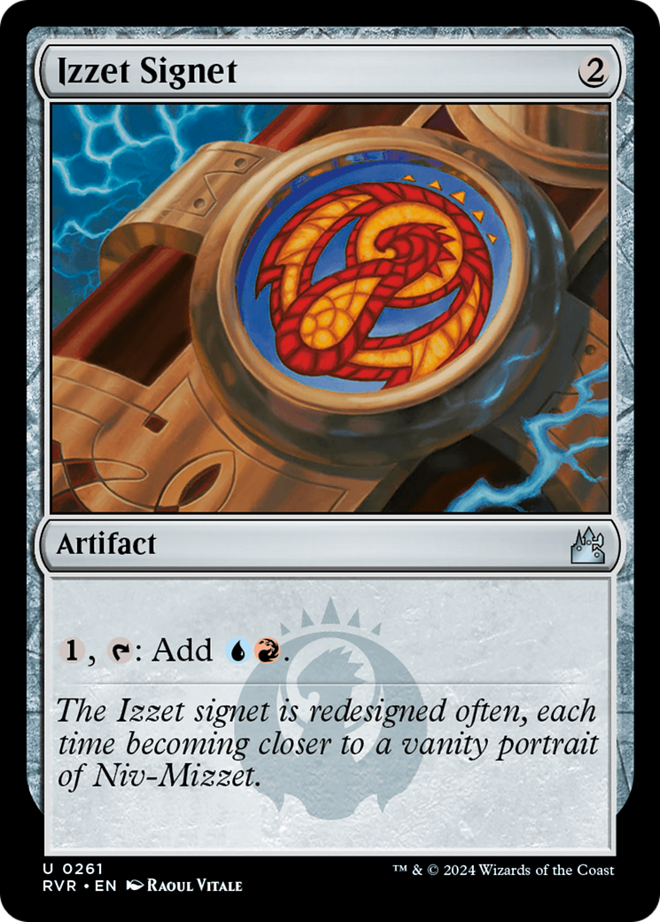 Izzet Signet (RVR-261) [Ravnica Remastered] Foil MTG Single Wizards of the Coast