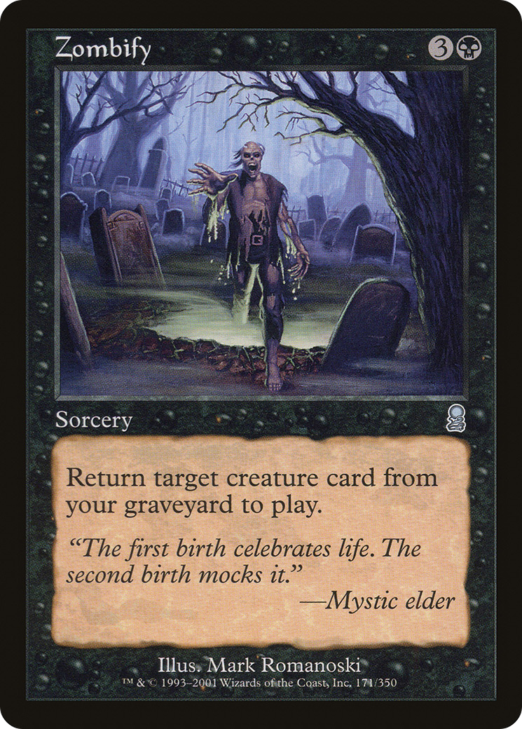 Zombify (ODY-171) [Odyssey] MTG Single Wizards of the Coast