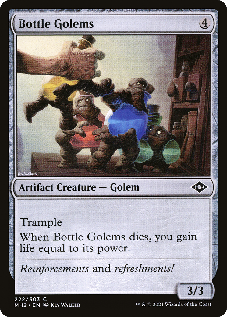 Bottle Golems (MH2-222) [Modern Horizons 2] Foil MTG Single Wizards of the Coast