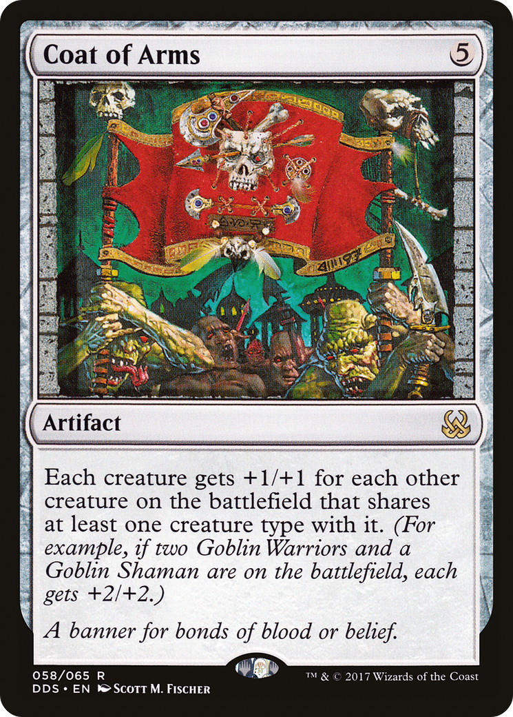 Coat of Arms (DDS-058) [Misc] Duel Decks: Mind vs. Might MTG Single Wizards of the Coast