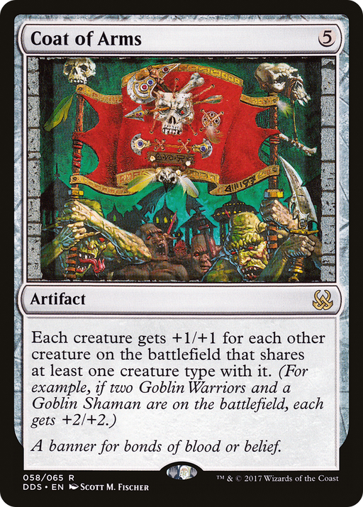 Coat of Arms (DDS-058) [Misc] Duel Decks: Mind vs. Might MTG Single Wizards of the Coast