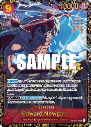Edward.Newgate (Championship 2023) (OP02-004) [One Piece Promotion Cards] Foil One Piece Single Bandai